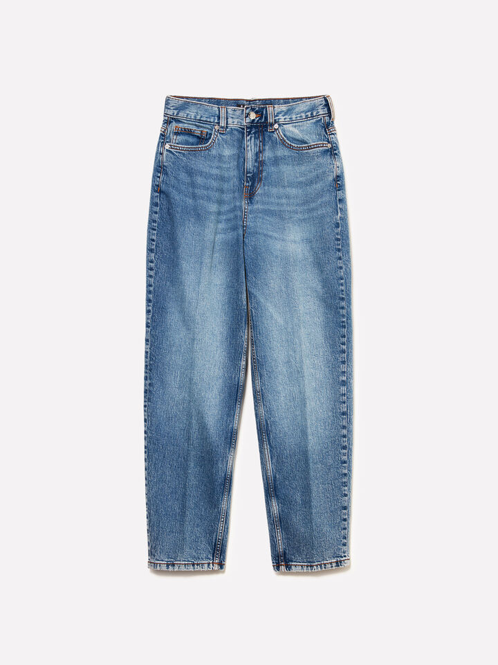 Jeans Style 69 mom fit blu - jeans mom fit e boyfriend da donna - Blu | Sisley image number 5